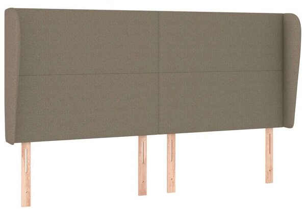 VidaXL tópszínű szövet fejtámla szárnyakkal 183x23x118/128 cm