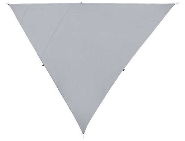 Háromszög alakú szürke napellenző 300 x 300 x 300 cm LUKKA