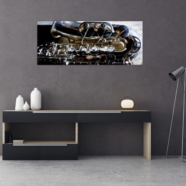 Kép - Szaxofon (120x50 cm)