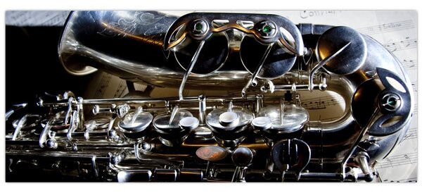 Kép - Szaxofon (120x50 cm)
