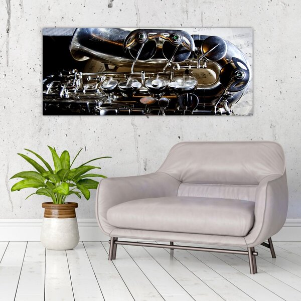 Kép - Szaxofon (120x50 cm)