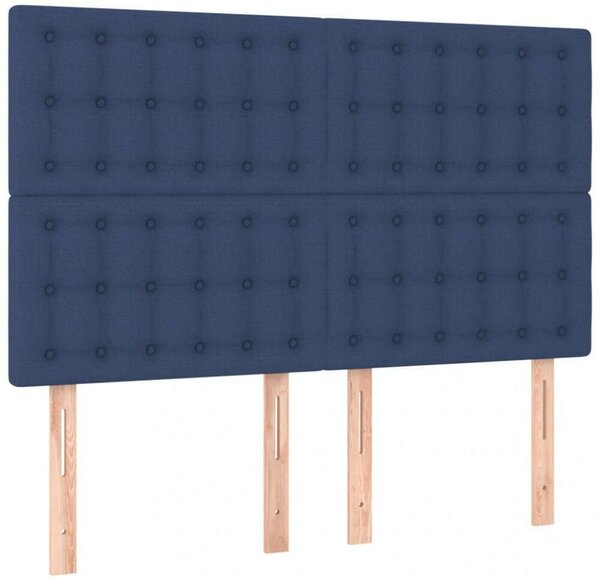 VidaXL Kék LED Fejtámla - 144x128cm