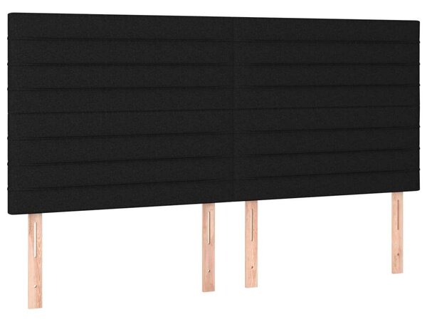 VidaXL LED-es Fejtámla - Fekete Szövet - 200x128 cm