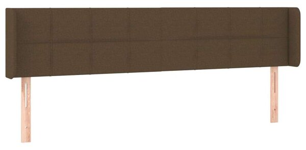 VidaXL LED Ágyfejtámla - Sötétbarna - 183cm