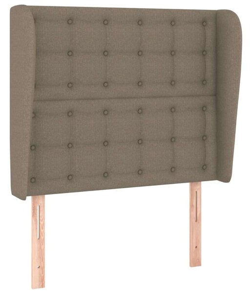 VidaXL Szövet Fejtámla Szárnyakkal - 83x23x118/128cm