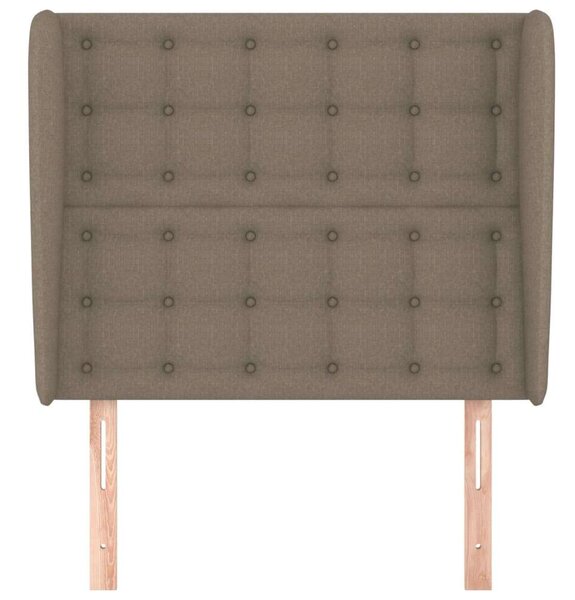 VidaXL Szövet Fejtámla Szárnyakkal - 83x23x118/128cm