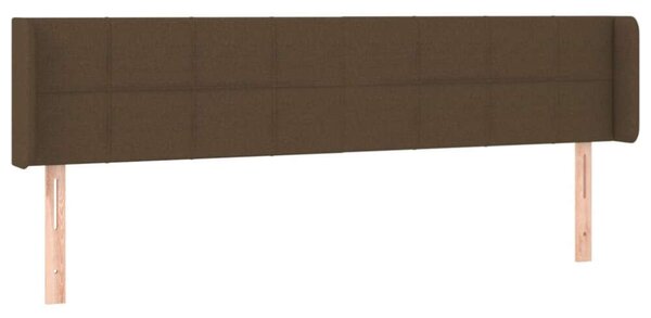 VidaXL LED Ágyfejtámla - Sötétbarna - 183cm