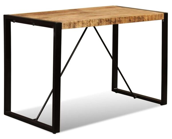 VidaXL tömör nyers mangófa étkezőasztal 120 cm