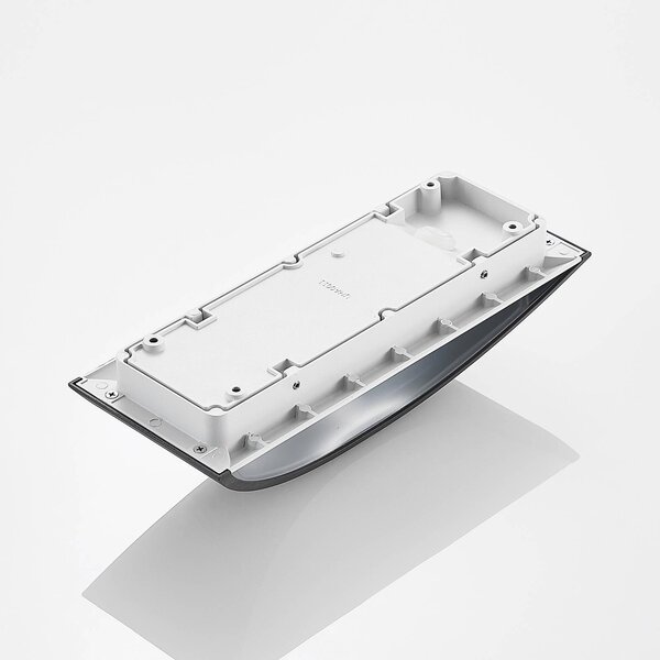 Lindby LED fali lámpa Mathea, 30 cm, antracit, alumínium, IP65, Fekete, Alumínium, Modern