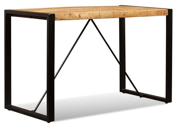 VidaXL tömör nyers mangófa étkezőasztal 120 cm