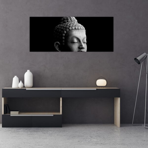 Kép - Buddha, portré (120x50 cm)