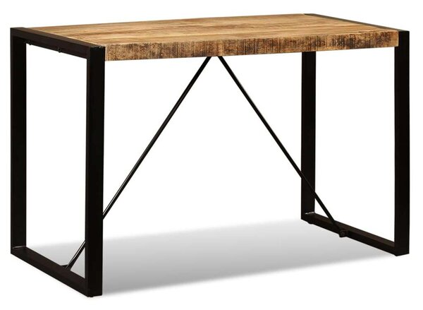 VidaXL tömör nyers mangófa étkezőasztal 120 cm
