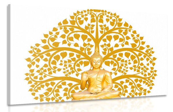 Kép Buddha életfa előtt