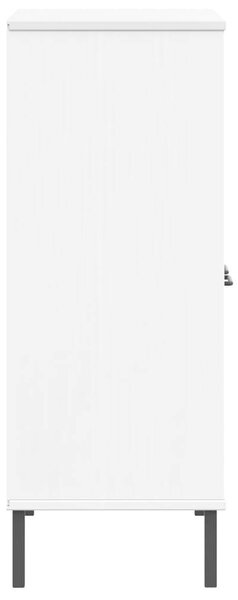 VidaXL OSLO Fehér Fenyőfa Könyvespolc - 90x35x90,5 cm