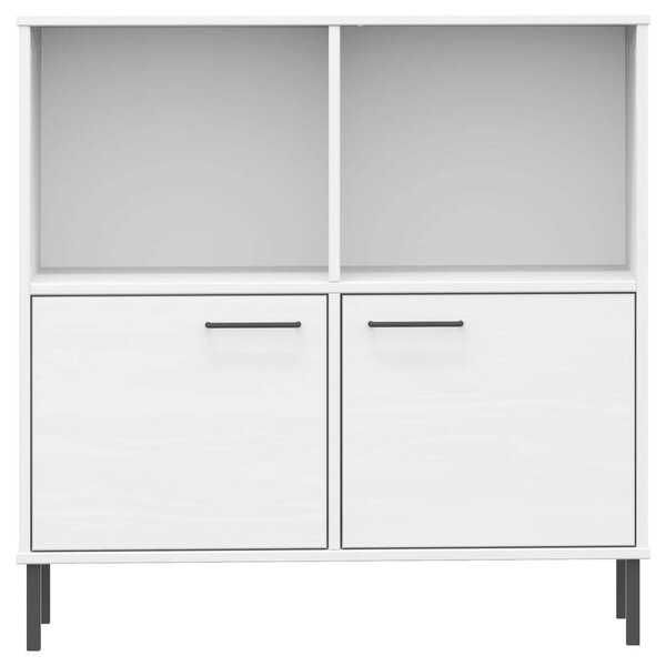 VidaXL OSLO Fehér Fenyőfa Könyvespolc - 90x35x90,5 cm