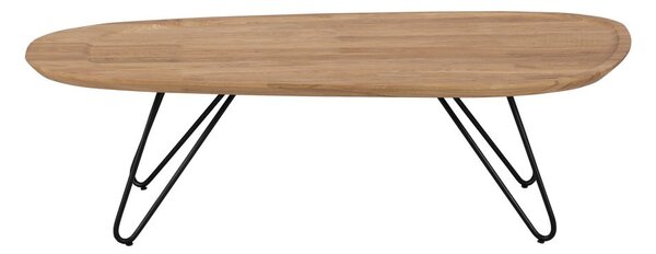 Elipse tárolóasztal tölgyfa asztallappal, 130 x 68 cm - Windsor & Co Sofas