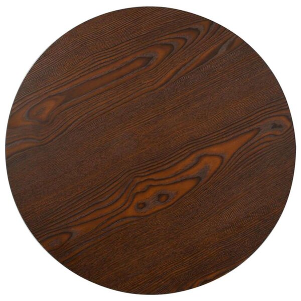 VidaXL sötétbarna MDF bisztróasztal 50 cm