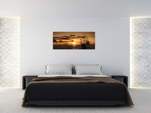 Kép - Kalózhajó (120x50 cm)