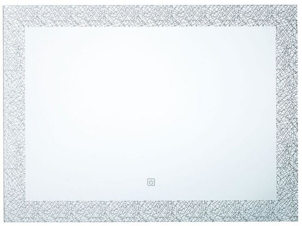 Téglalap Alakú Fali Tükör LED Világítással 60 x 80 cm NEXON