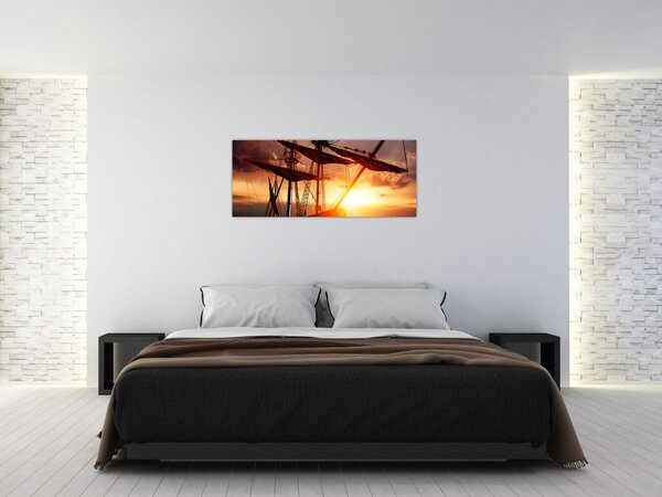Kép - Ősi kalózhajó (120x50 cm)