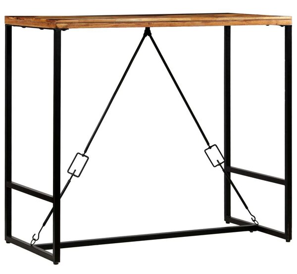 VidaXL újrahasznosított tömör fa bárasztal 120 x 60 x 106 cm