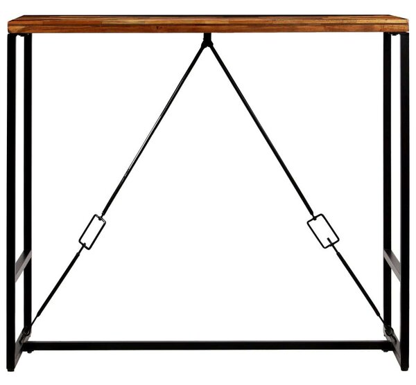 VidaXL újrahasznosított tömör fa bárasztal 120 x 60 x 106 cm