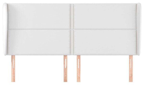 VidaXL Fehér Ágyfejtámla - Szárnyakkal - 203cm