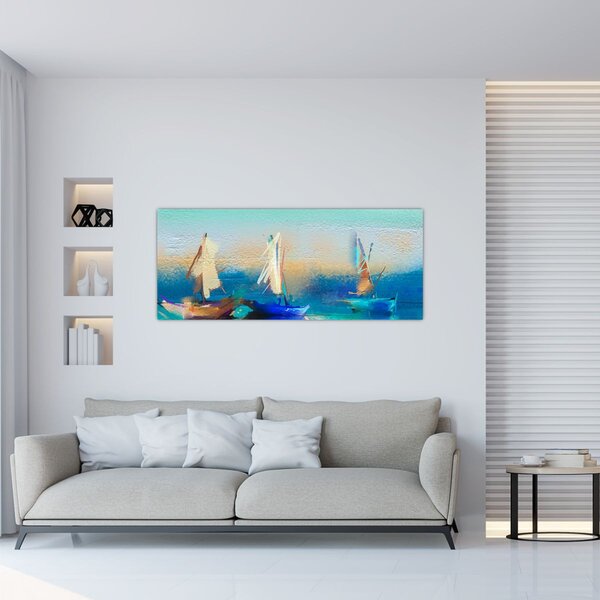 Kép - Tájképfestészet, festészet (120x50 cm)
