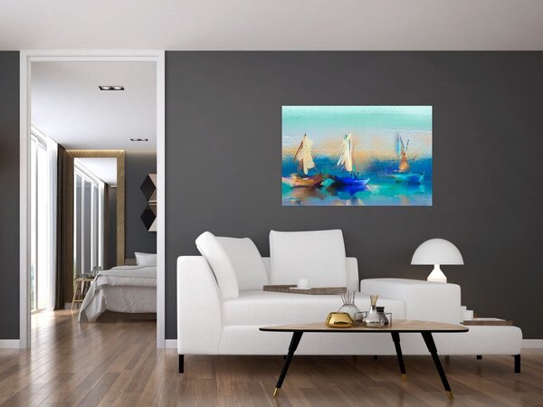 Kép - Tájképfestészet, festészet (90x60 cm)
