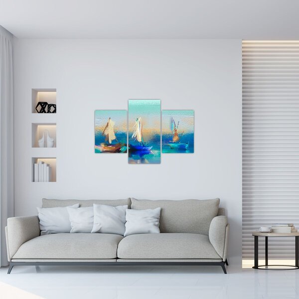Kép - Tájképfestészet, festészet (90x60 cm)