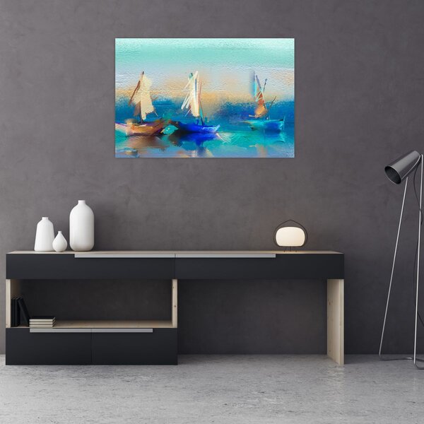 Kép - Tájképfestészet, festészet (90x60 cm)