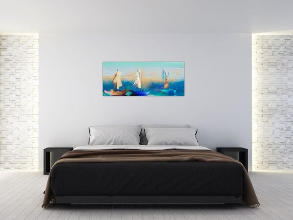 Kép - Tájképfestészet, festészet (120x50 cm)