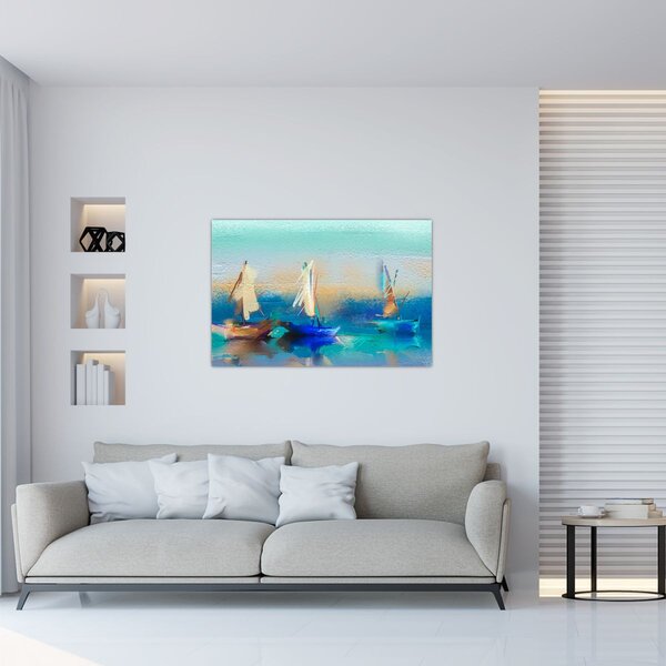 Kép - Tájképfestészet, festészet (90x60 cm)