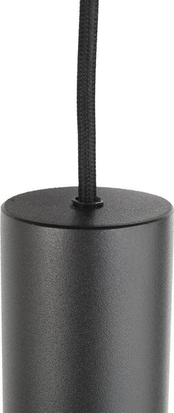 Steinhauer Reflexion függőlámpa, fém, üveg, 9-es lámpa, fekete, dimmelhető, Fekete, Nappali / Étkező, Üveg