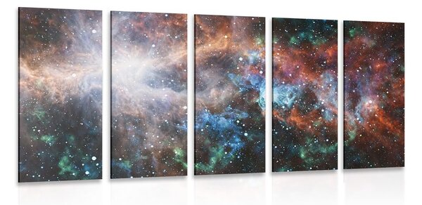 5- részes kép végtelen galaxis