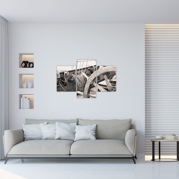 Kép - Vitorlás kormánylapát (90x60 cm)