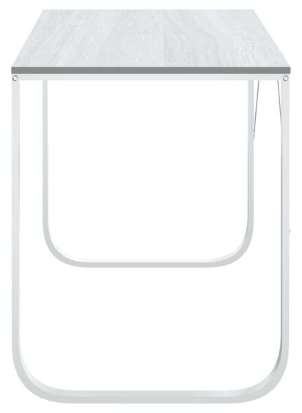 VidaXL fehér forgácslap számítógépasztal 110 x 60 x 73 cm