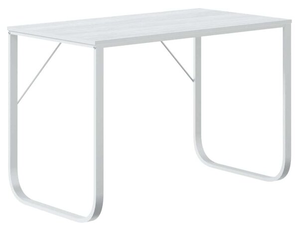 VidaXL fehér forgácslap számítógépasztal 110 x 60 x 73 cm