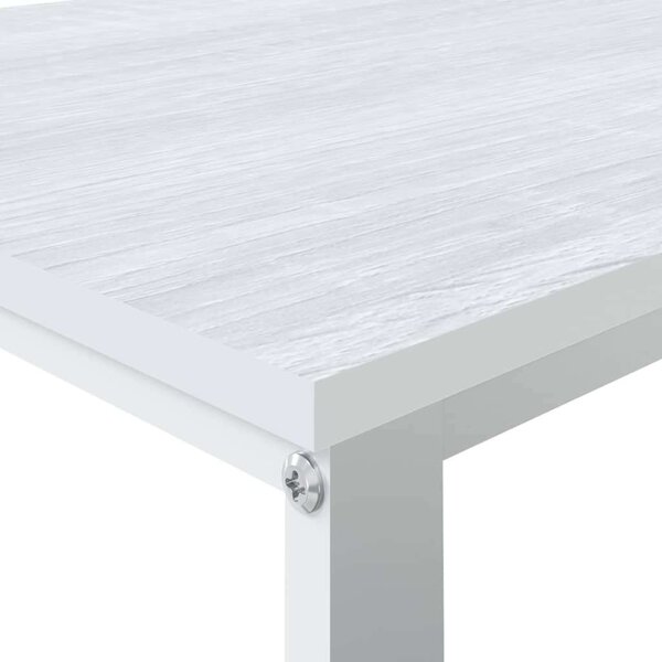 VidaXL fehér forgácslap számítógépasztal 110 x 60 x 73 cm