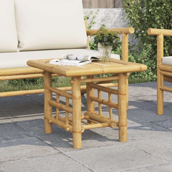 VidaXL bambusz kisasztal 45 x 45 x 45 cm