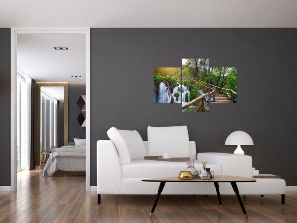 Kép - Plitvicei-tavak (90x60 cm)