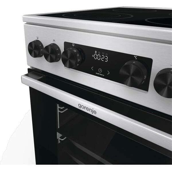 Gorenje GECS5C70XA Elektromos tűzhely, 70L, 4 főzőzóna, AquaClean hidrolitikus öntisztítás, A energiaosztály, Inox (740509)