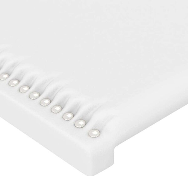 VidaXL Fehér Műbőr Ágyfejtámla - 4 db - 100x5x78/88 cm