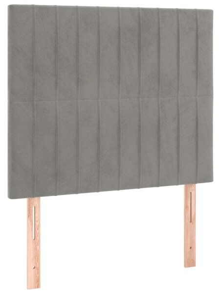 LED-es Bársony Ágy - 100x200 cm