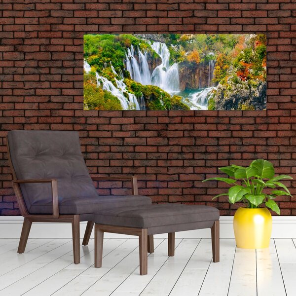 Kép - Plitvicei-tavak Nemzeti Park (120x50 cm)