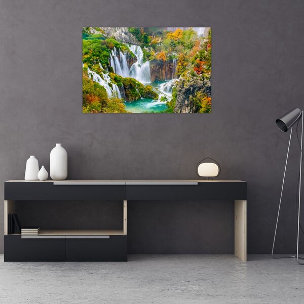 Kép - Plitvicei-tavak Nemzeti Park (90x60 cm)