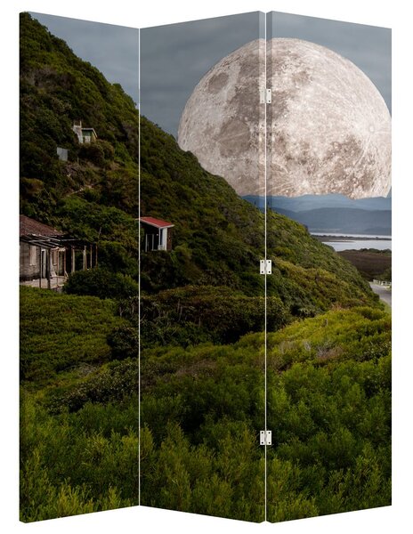 Paraván - Holdas táj (126x170 cm)