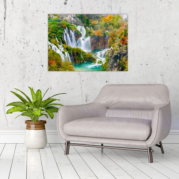 Kép - Plitvicei-tavak Nemzeti Park (70x50 cm)