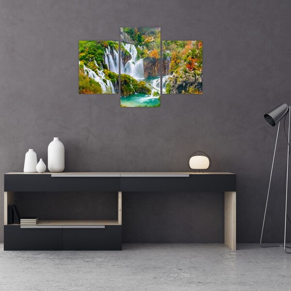 Kép - Plitvicei-tavak Nemzeti Park (90x60 cm)