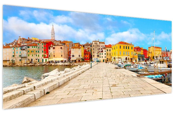Kép - Poreč régi isztriai városa, Horvátország (120x50 cm)